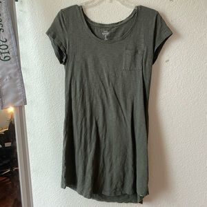 Gap Green T-shirt Dress